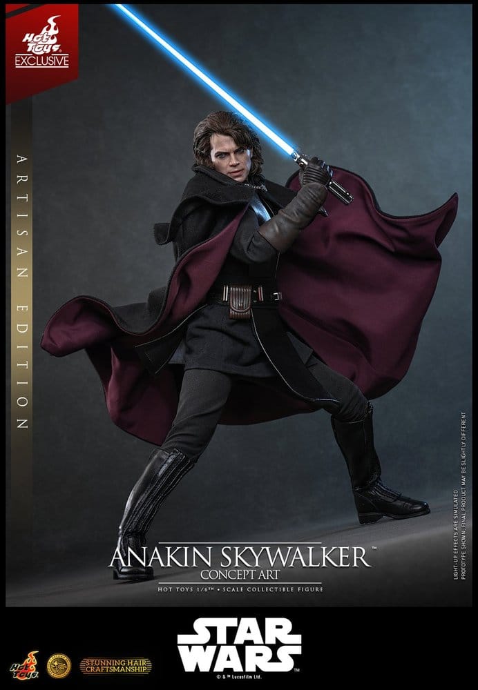 Star Wars Episode III: Die Rache der Sith Movie Masterpiece Actionfigur 1/6 Anakin Skywalker (Concept Art Version) (Artisan Edition) Hot Toys Exclusive 31 cm Image 4