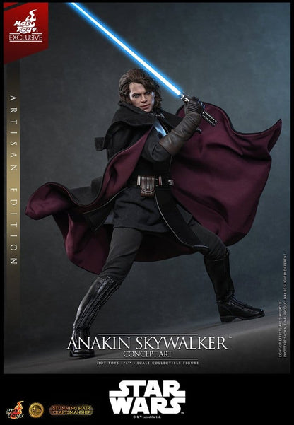 Star Wars Episode III: Die Rache der Sith Movie Masterpiece Actionfigur 1/6 Anakin Skywalker (Concept Art Version) (Artisan Edition) Hot Toys Exclusive 31 cm Image 4