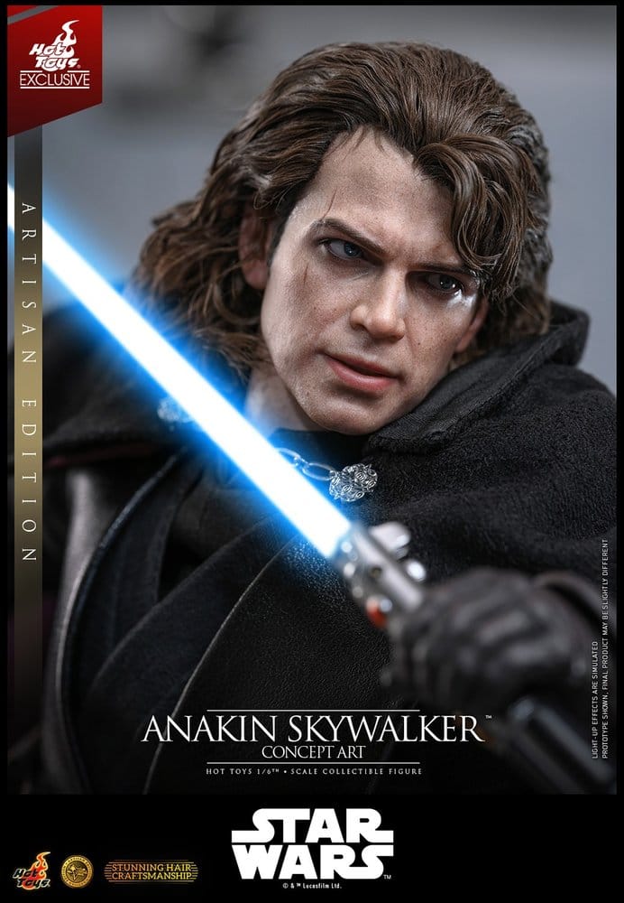 Star Wars Episode III: Die Rache der Sith Movie Masterpiece Actionfigur 1/6 Anakin Skywalker (Concept Art Version) (Artisan Edition) Hot Toys Exclusive 31 cm Image 5