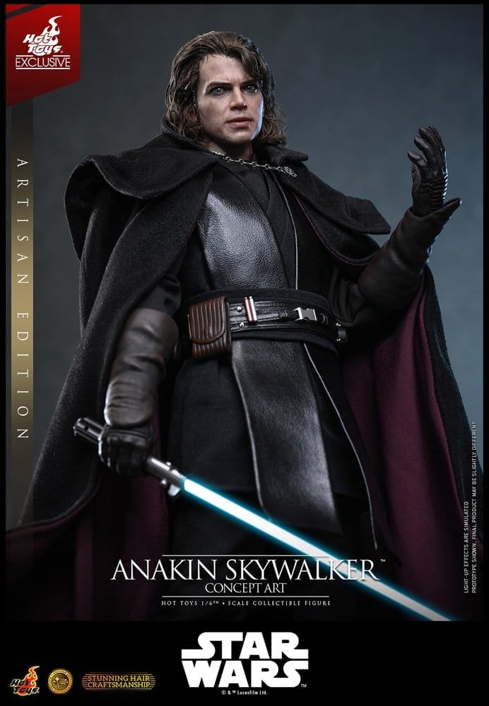 Star Wars Episode III: Die Rache der Sith Movie Masterpiece Actionfigur 1/6 Anakin Skywalker (Concept Art Version) (Artisan Edition) Hot Toys Exclusive 31 cm Image 7