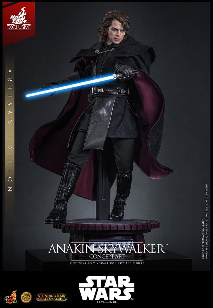 Star Wars Episode III: Die Rache der Sith Movie Masterpiece Actionfigur 1/6 Anakin Skywalker (Concept Art Version) (Artisan Edition) Hot Toys Exclusive 31 cm Image 11