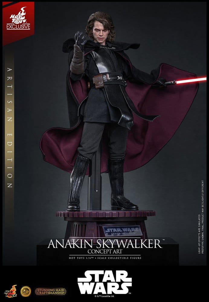 Star Wars Episode III: Die Rache der Sith Movie Masterpiece Actionfigur 1/6 Anakin Skywalker (Concept Art Version) (Artisan Edition) Hot Toys Exclusive 31 cm Image 12