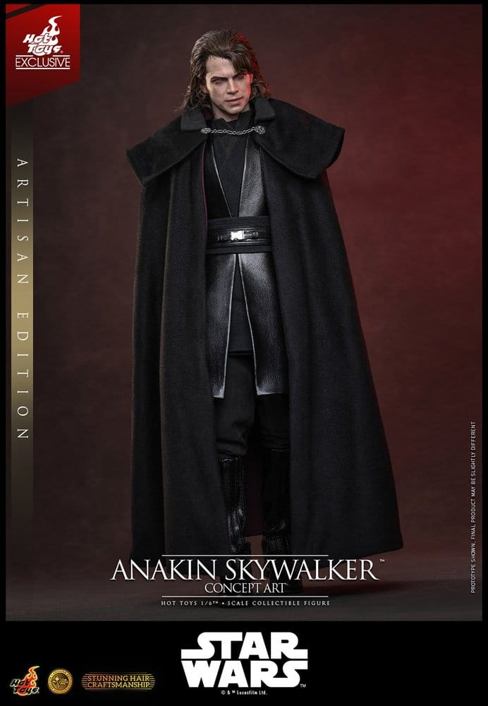 Star Wars Episode III: Die Rache der Sith Movie Masterpiece Actionfigur 1/6 Anakin Skywalker (Concept Art Version) (Artisan Edition) Hot Toys Exclusive 31 cm Image 13