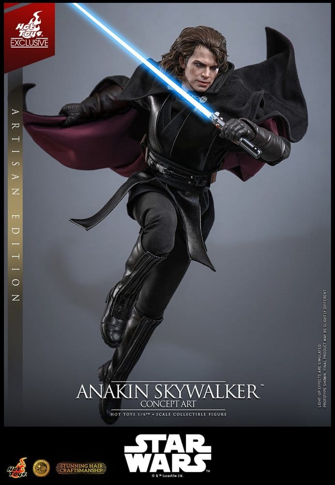 Star Wars Episode III: Die Rache der Sith Movie Masterpiece Actionfigur 1/6 Anakin Skywalker (Concept Art Version) (Artisan Edition) Hot Toys Exclusive 31 cm Image 15