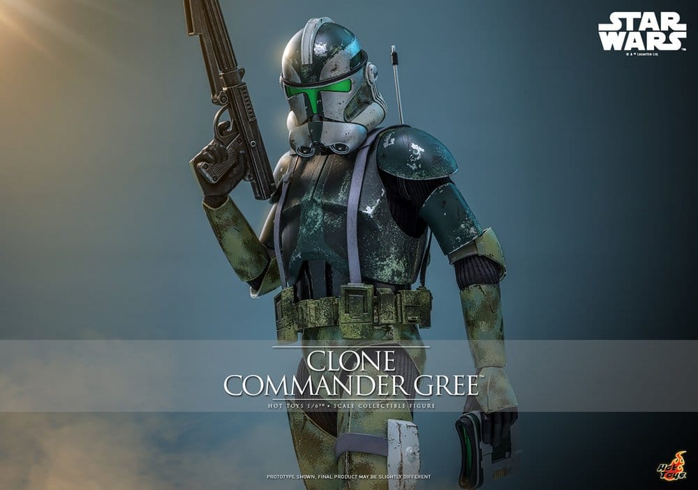 Star Wars Movie Masterpiece Actionfigur 1/6 Clone Commander Gree 30 cm Image 2