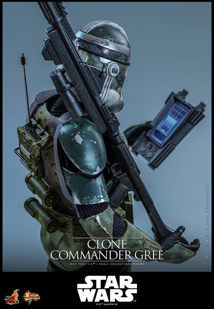 Star Wars Movie Masterpiece Actionfigur 1/6 Clone Commander Gree 30 cm Image 4