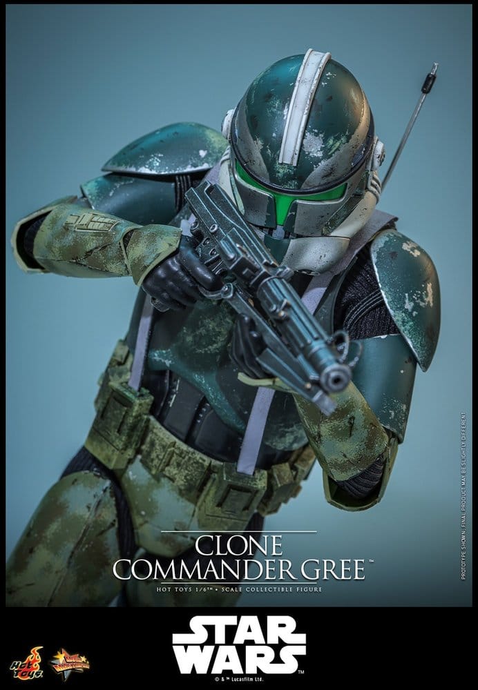 Star Wars Movie Masterpiece Actionfigur 1/6 Clone Commander Gree 30 cm Image 5
