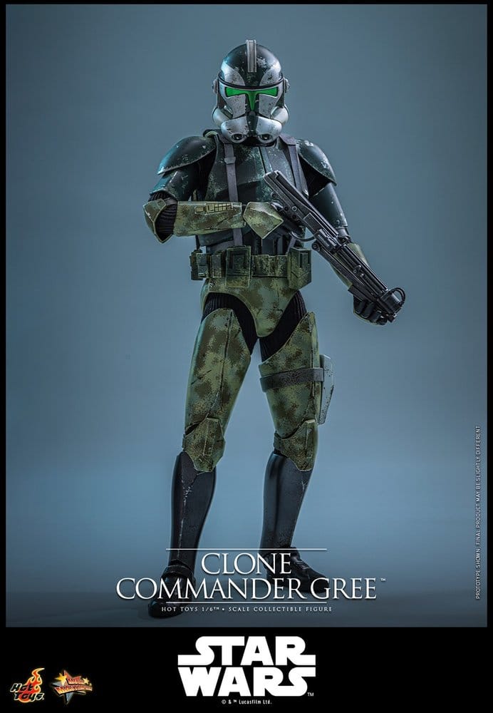 Star Wars Movie Masterpiece Actionfigur 1/6 Clone Commander Gree 30 cm Image 7