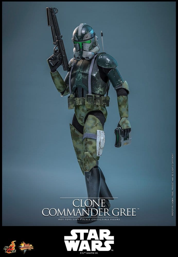 Star Wars Movie Masterpiece Actionfigur 1/6 Clone Commander Gree 30 cm Image 9