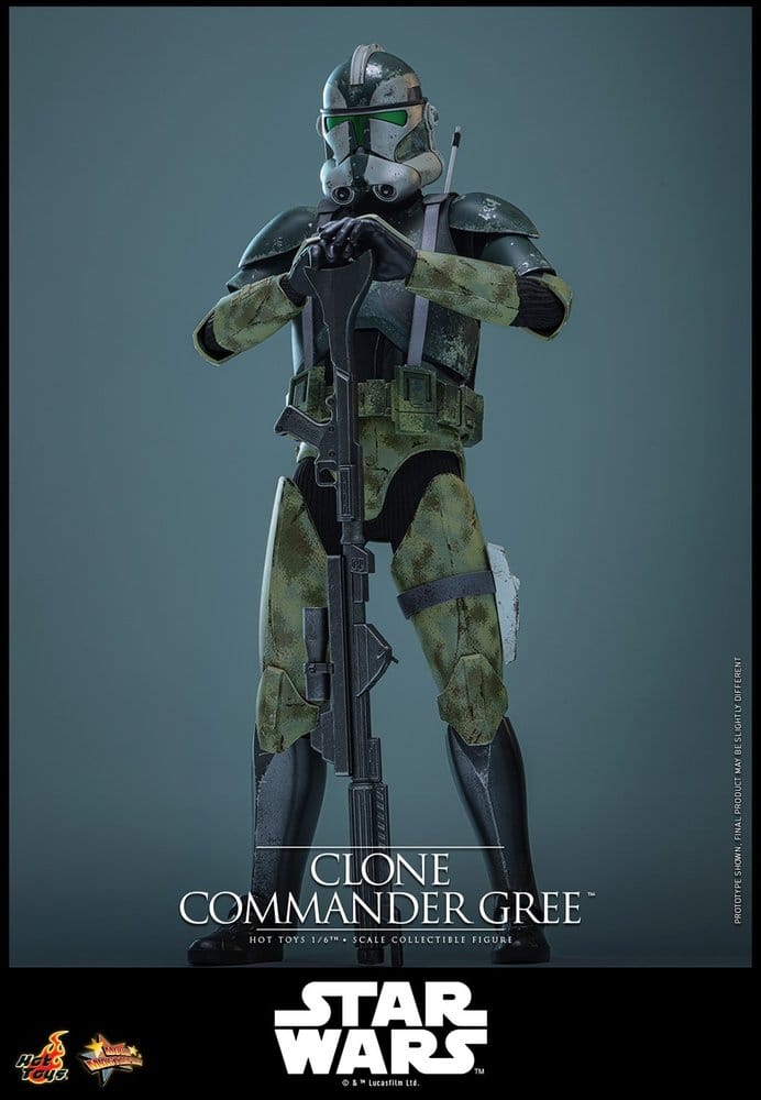 Star Wars Movie Masterpiece Actionfigur 1/6 Clone Commander Gree 30 cm Image 10
