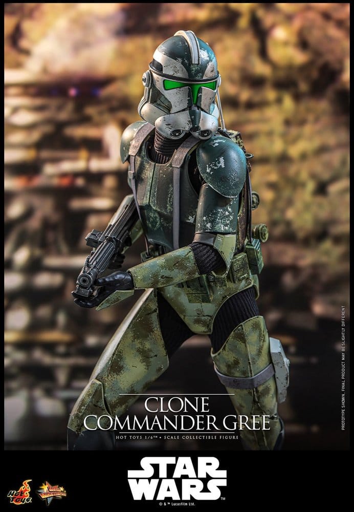Star Wars Movie Masterpiece Actionfigur 1/6 Clone Commander Gree 30 cm Image 12