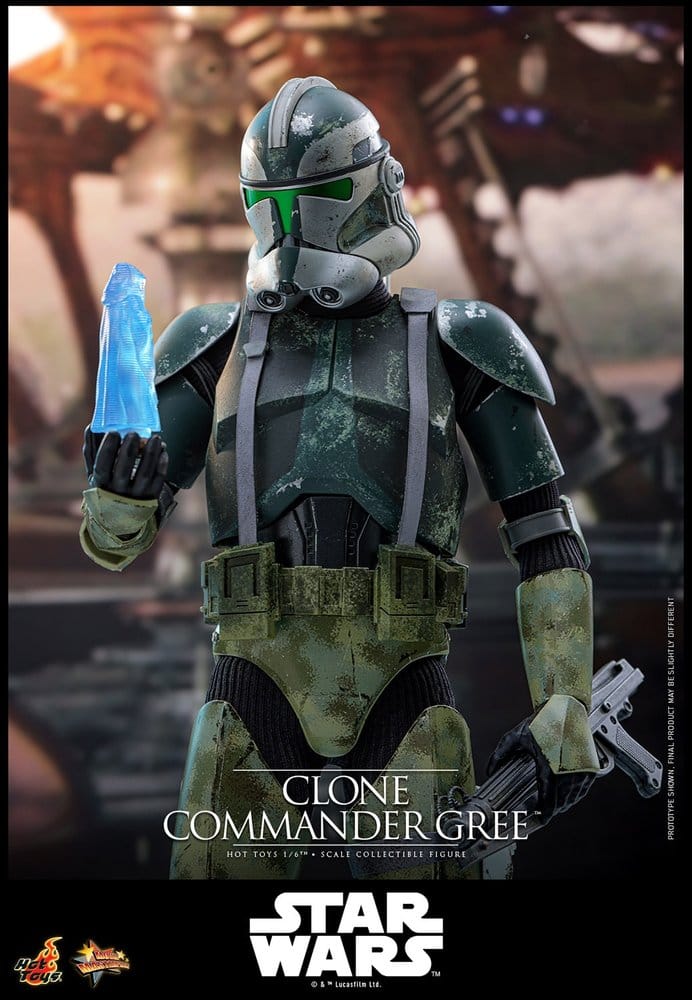 Star Wars Movie Masterpiece Actionfigur 1/6 Clone Commander Gree 30 cm Image 13