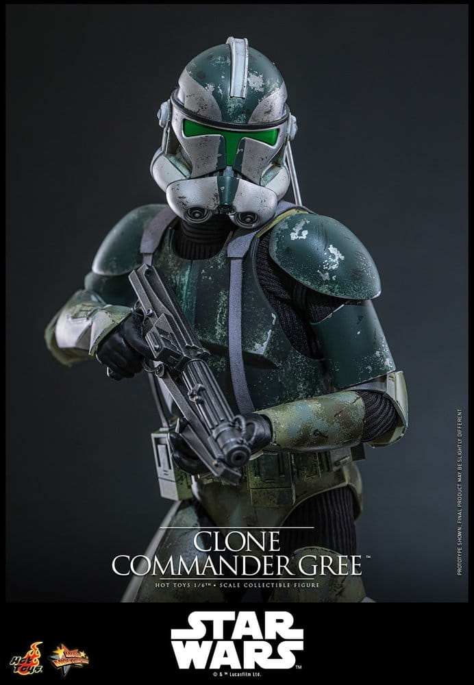 Star Wars Movie Masterpiece Actionfigur 1/6 Clone Commander Gree 30 cm Image 14