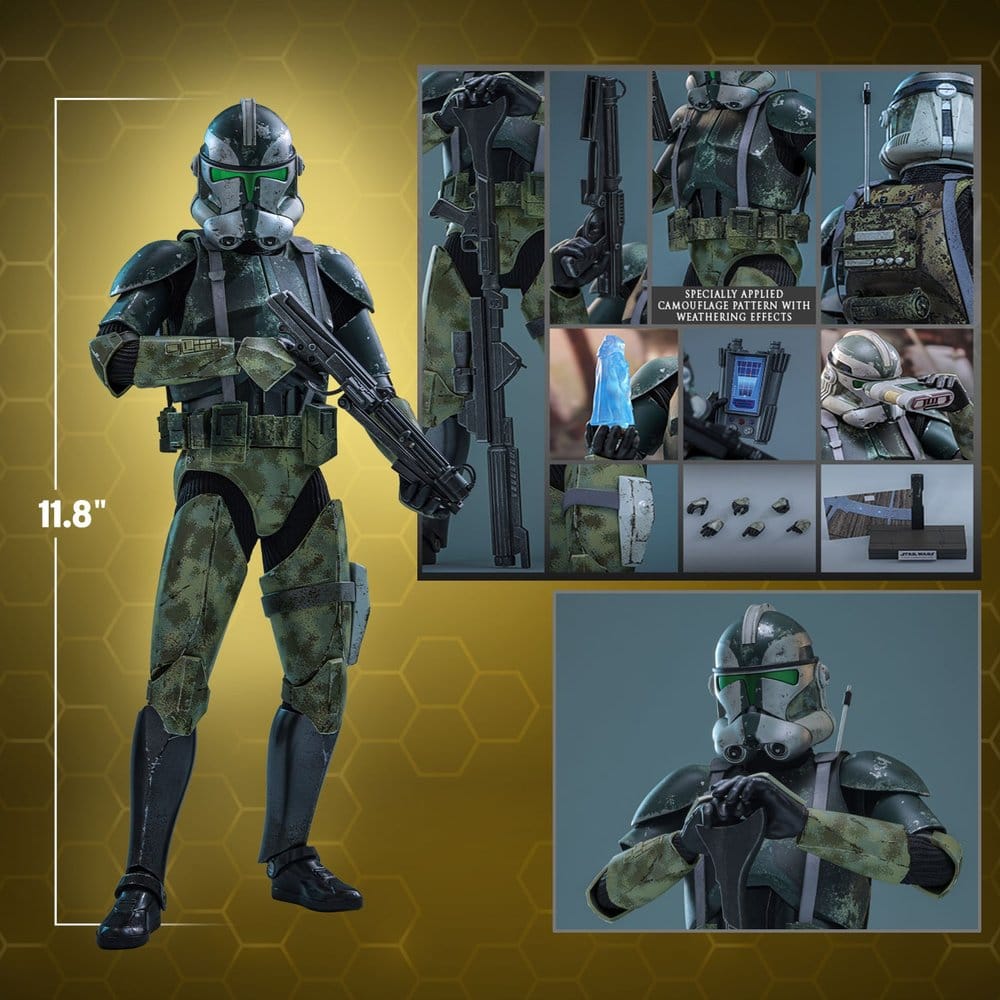 Star Wars Movie Masterpiece Actionfigur 1/6 Clone Commander Gree 30 cm Image 18