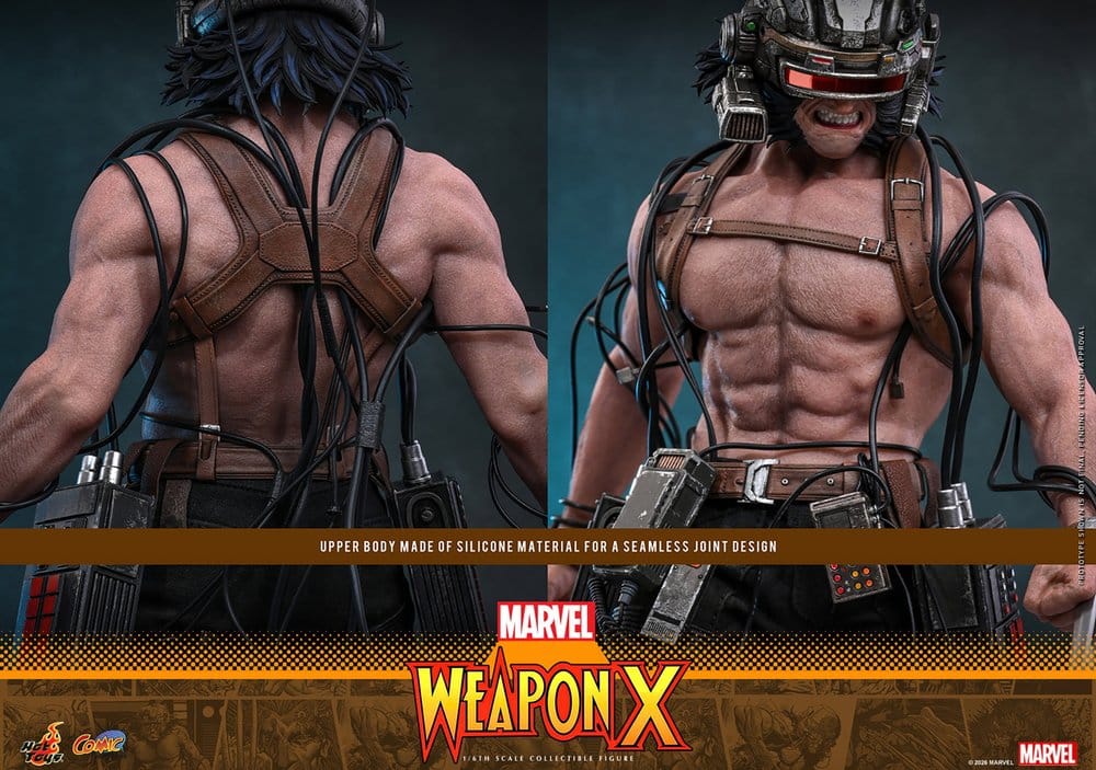 Marvel Comic Masterpiece Actionfigur 1/6 Weapon X 31 cm Image 12