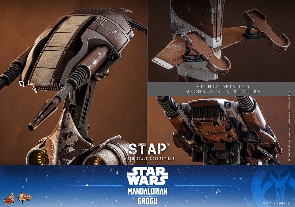 Star Wars: The Mandalorian & Grogu Movie Masterpiece Zubehör 1/6 STAP 32 cm Image 13