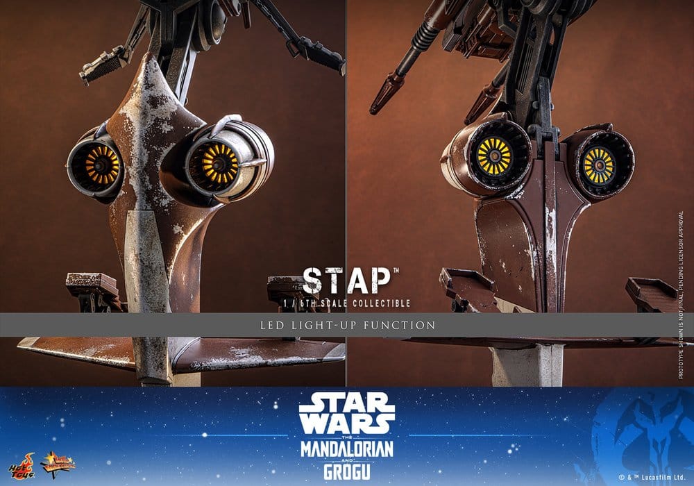 Star Wars: The Mandalorian & Grogu Movie Masterpiece Zubehör 1/6 STAP 32 cm Image 14