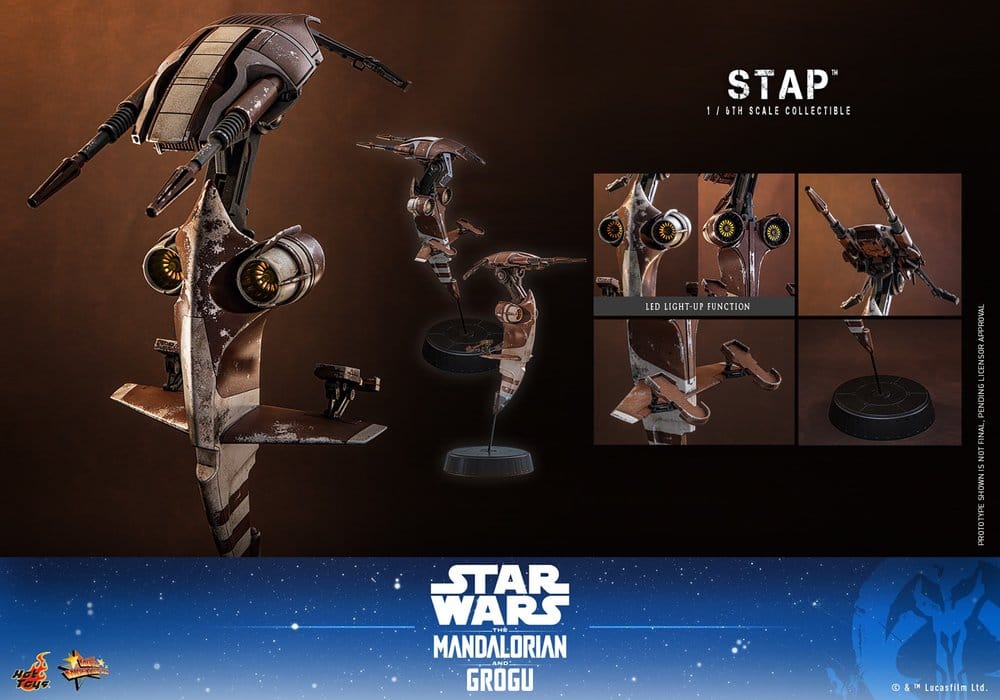Star Wars: The Mandalorian & Grogu Movie Masterpiece Zubehör 1/6 STAP 32 cm Image 15