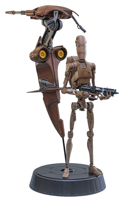 Star Wars: The Phantom Menace Movie Masterpiece Actionfiguren Set 1/6 Battle Droid & STAP 32 cm Image 1