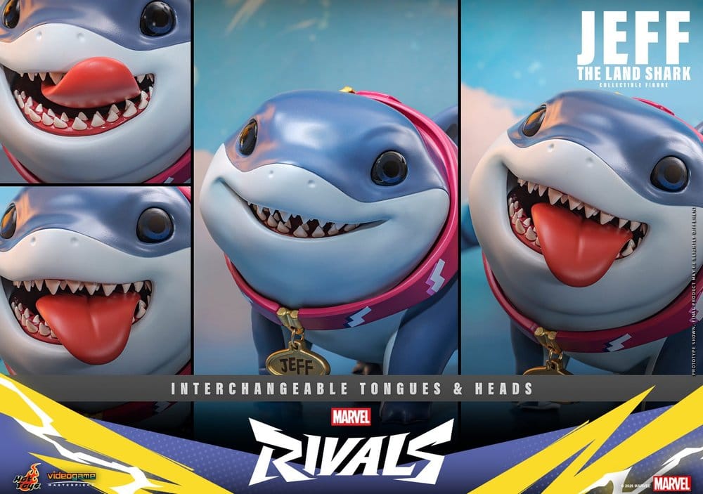 Marvel Rivals Videogame Masterpiece Series Actionfigur Jeff the Land Shark 11 cm Image 9