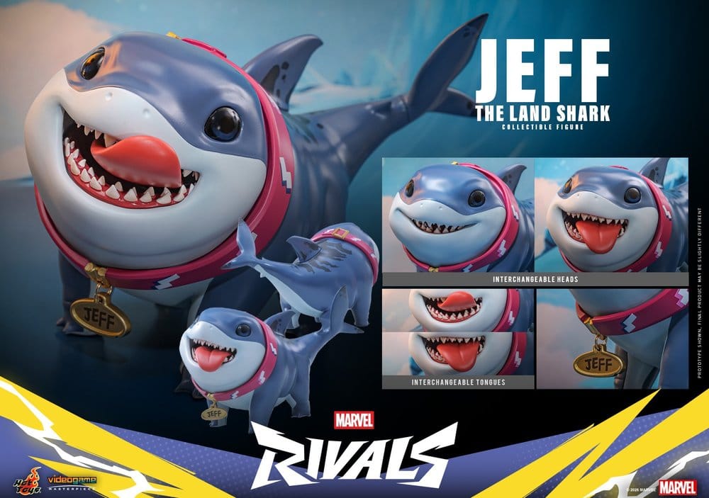 Marvel Rivals Videogame Masterpiece Series Actionfigur Jeff the Land Shark 11 cm Image 10
