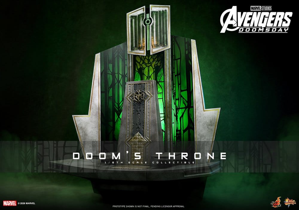 Avengers: Doomsday Movie Masterpiece Actionfiguren-Zubehör 1/6 Doom's Thron 33 cm Image 2