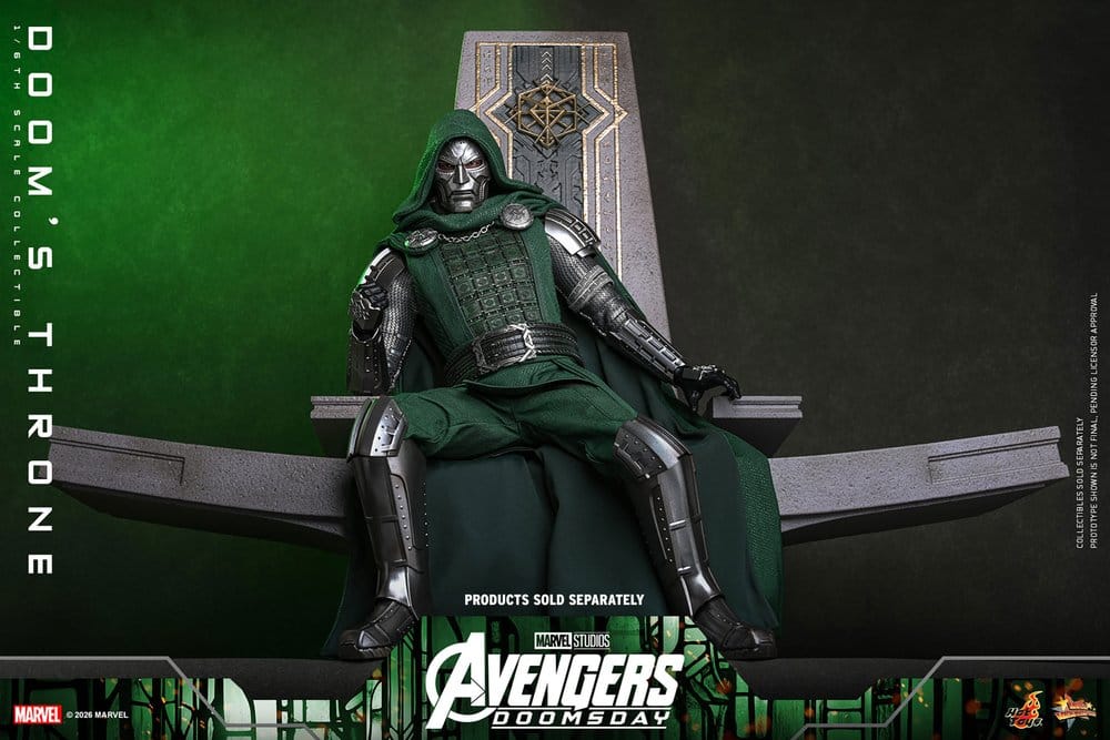 Avengers: Doomsday Movie Masterpiece Actionfiguren-Zubehör 1/6 Doom's Thron 33 cm Image 6