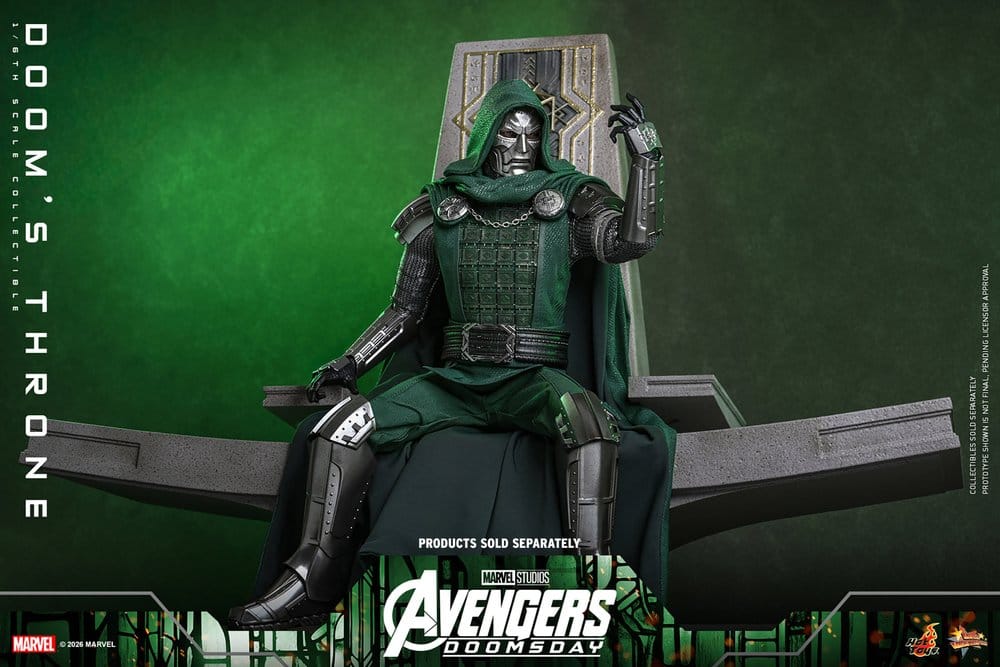 Avengers: Doomsday Movie Masterpiece Actionfiguren-Zubehör 1/6 Doom's Thron 33 cm Image 7
