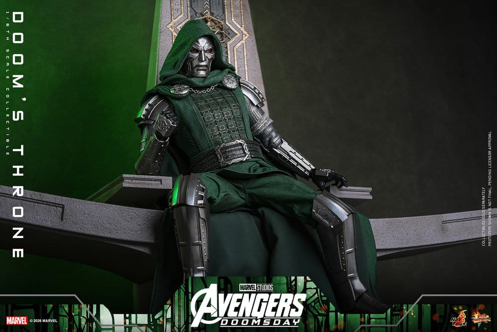Avengers: Doomsday Movie Masterpiece Actionfiguren-Zubehör 1/6 Doom's Thron 33 cm Image 8