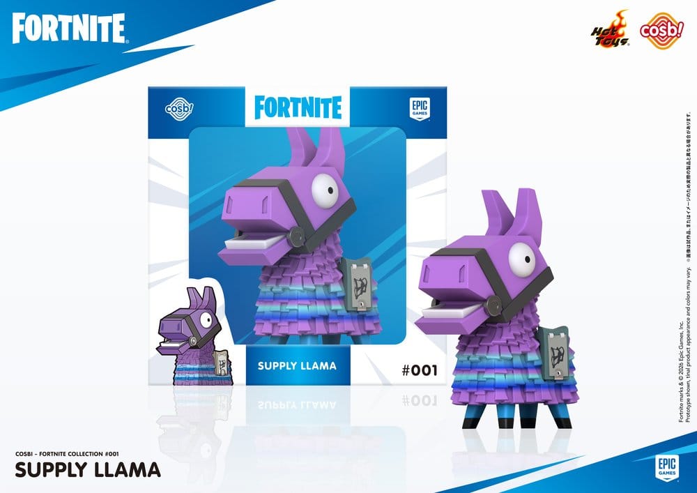 Fortnite Cosbi Minifigur Supply Llama 8 cm Image 2