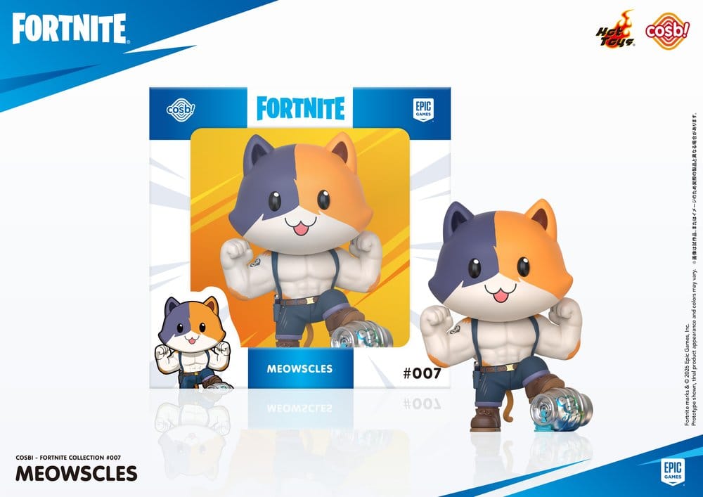 Fortnite Cosbi Minifigur Meowscles 8 cm Image 2