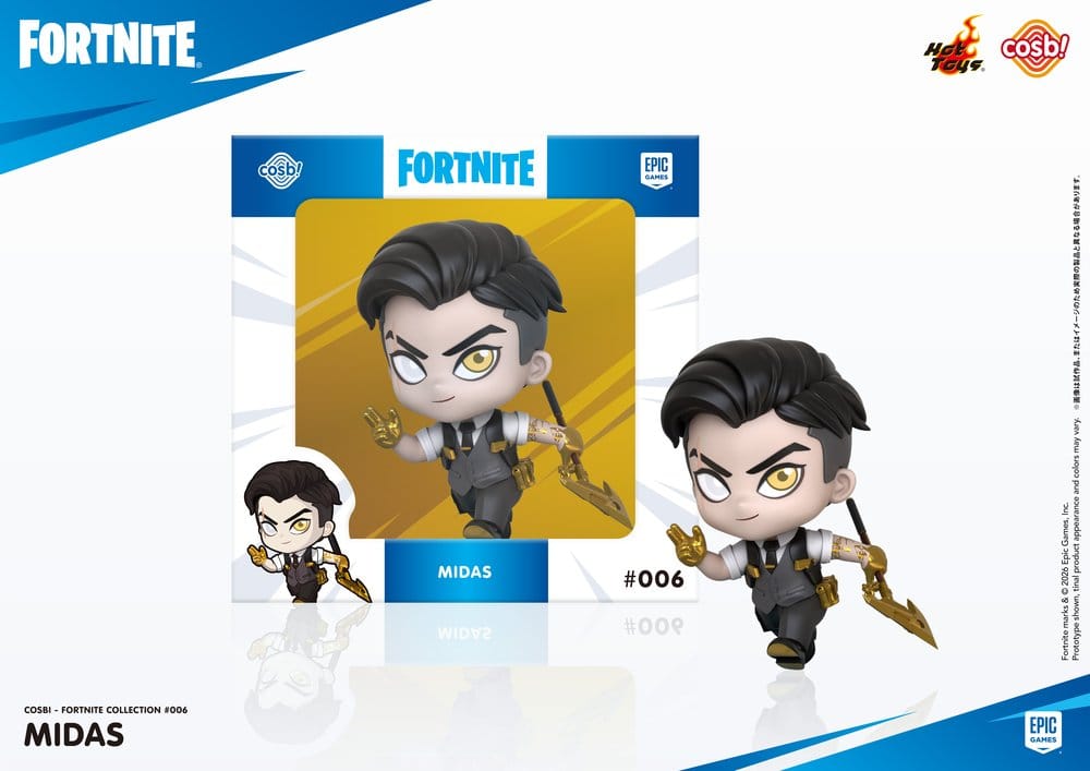 Fortnite Cosbi Minifigur Midas 8 cm Image 2