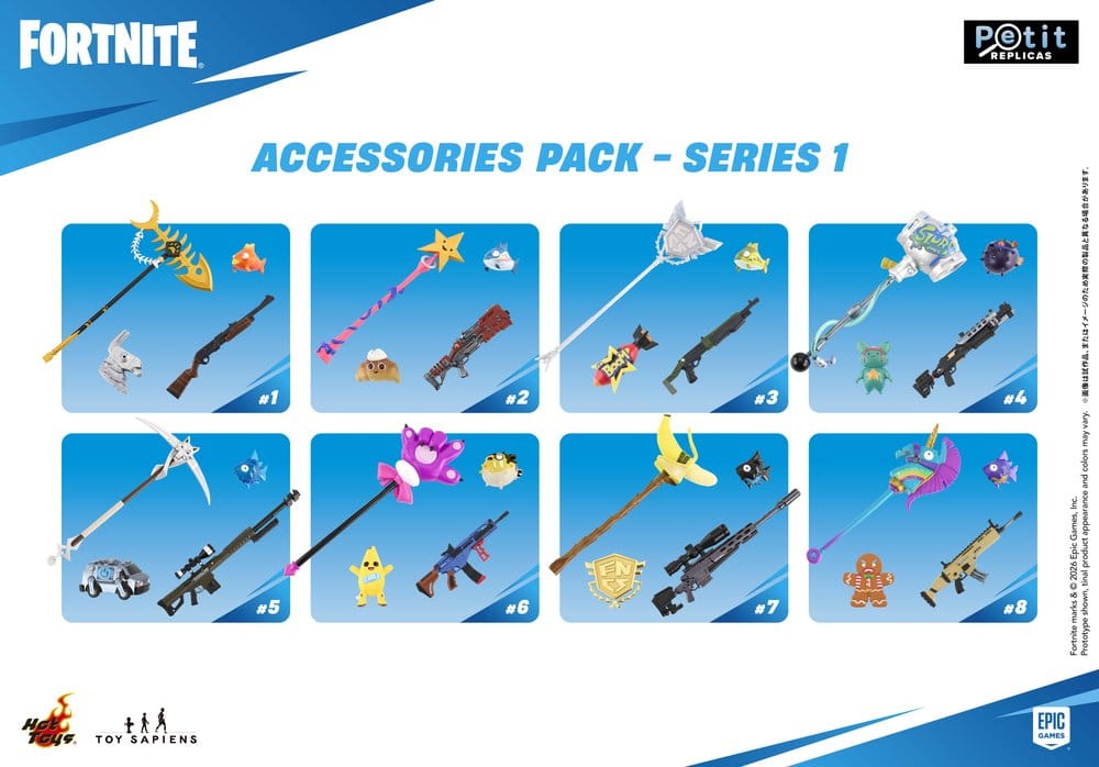 Fortnite Petit Replicas Zubehörpaket Serie 1 Sortiment (8) Image 2