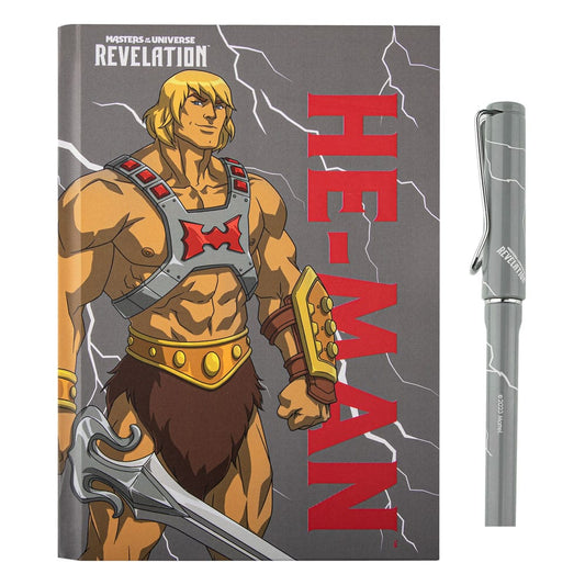 Masters of the Universe - Revelation:  He-Man Thunder Deluxe Notebook Set (Notebook + Stift) Image 1