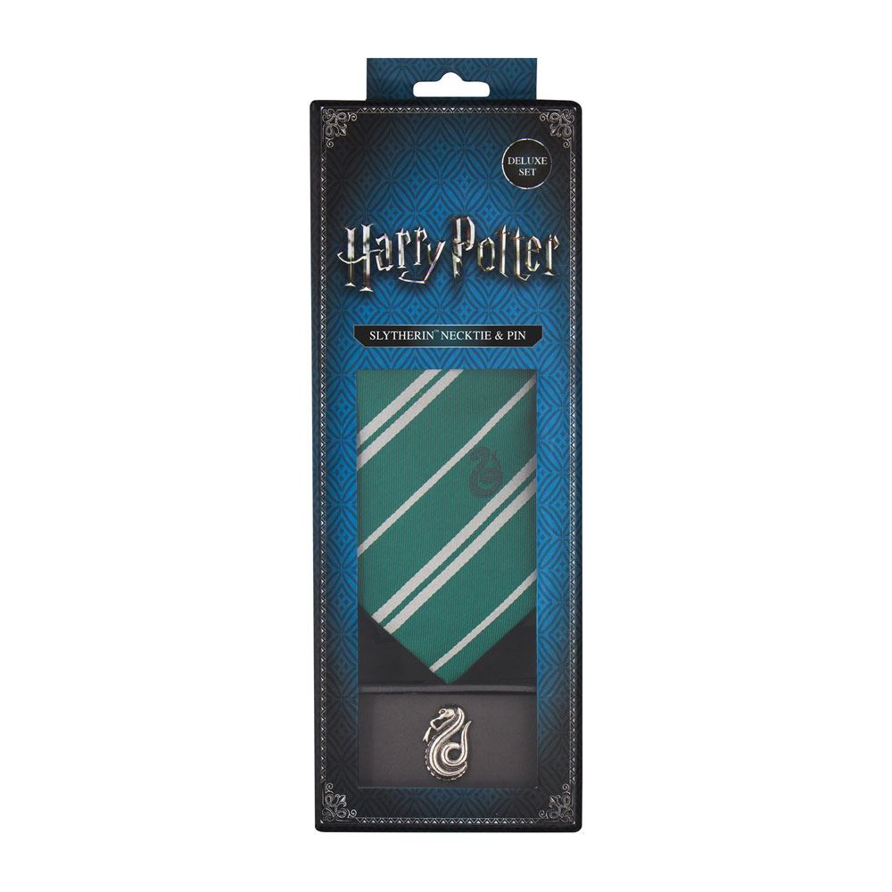 Harry Potter Krawatte & Ansteck-Pin Deluxe Box Slytherin Image 6