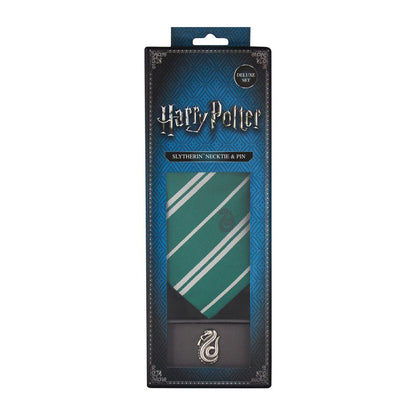 Harry Potter Krawatte & Ansteck-Pin Deluxe Box Slytherin Image 6
