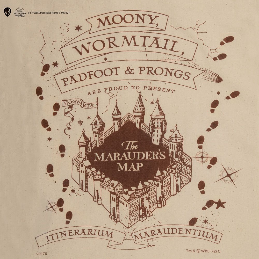 Harry Potter Tragetasche Marauder Map Image 4