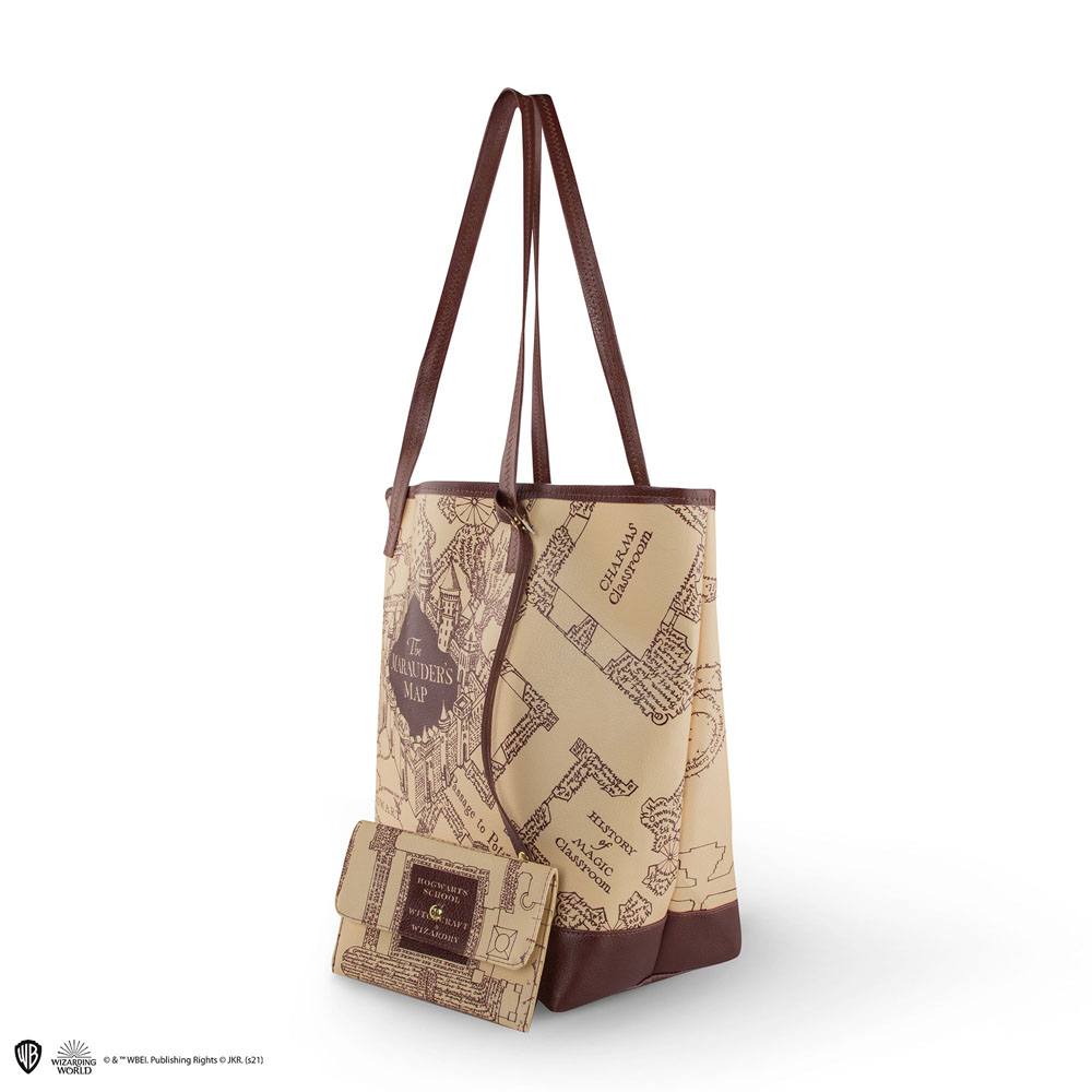 Harry Potter Tragetasche & Geldbeutel Marauder's Map Image 6