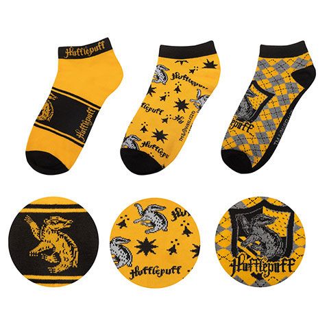 Harry Potter Knöchelsocken 3er-Pack Hufflepuff Image 1