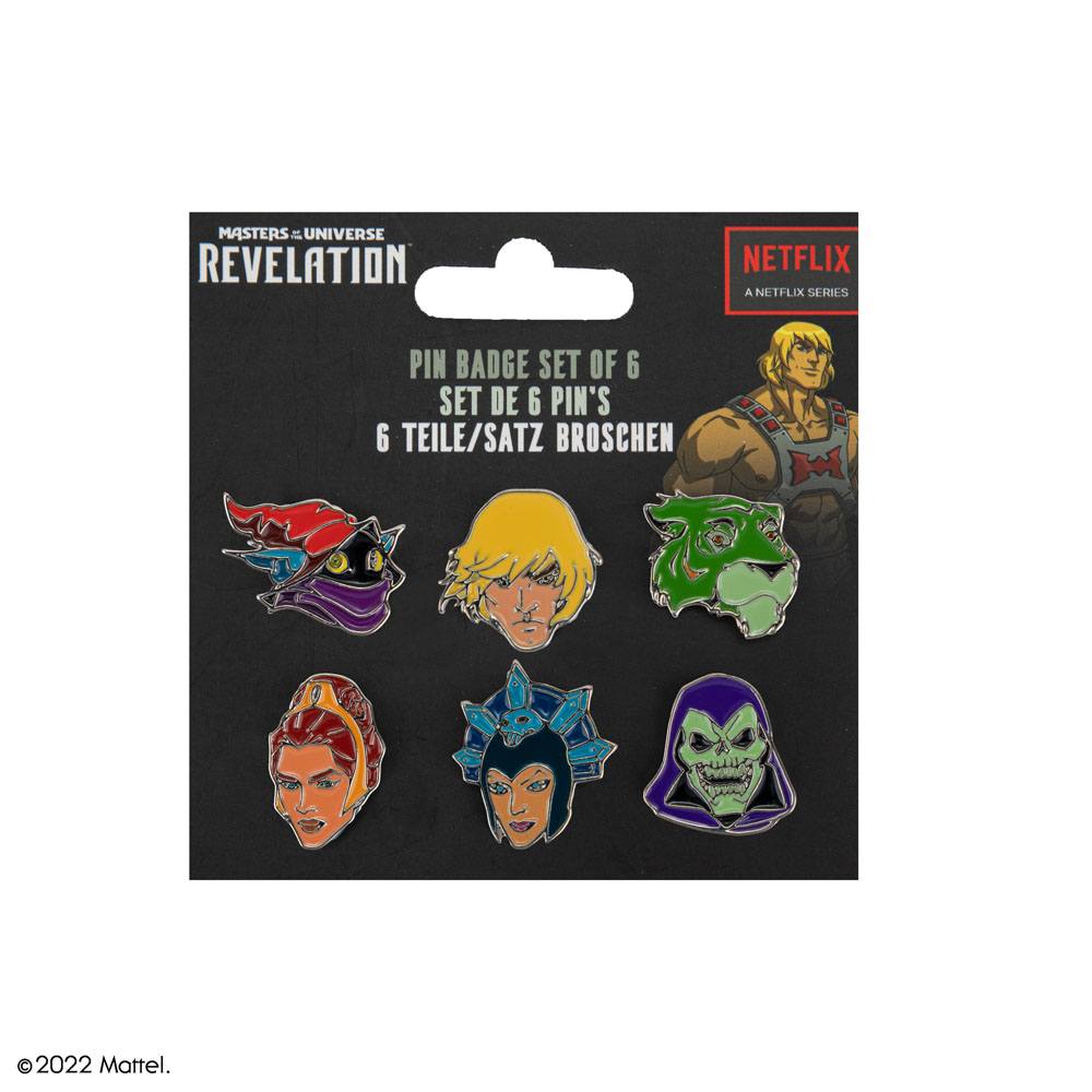 Masters of the Universe Ansteck-Buttons 6er-Pack Characters Image 3