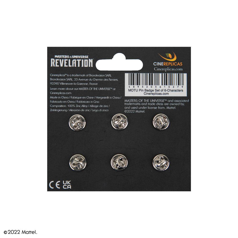 Masters of the Universe Ansteck-Buttons 6er-Pack Characters Image 4