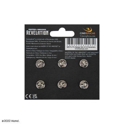 Masters of the Universe Ansteck-Buttons 6er-Pack Characters Image 4