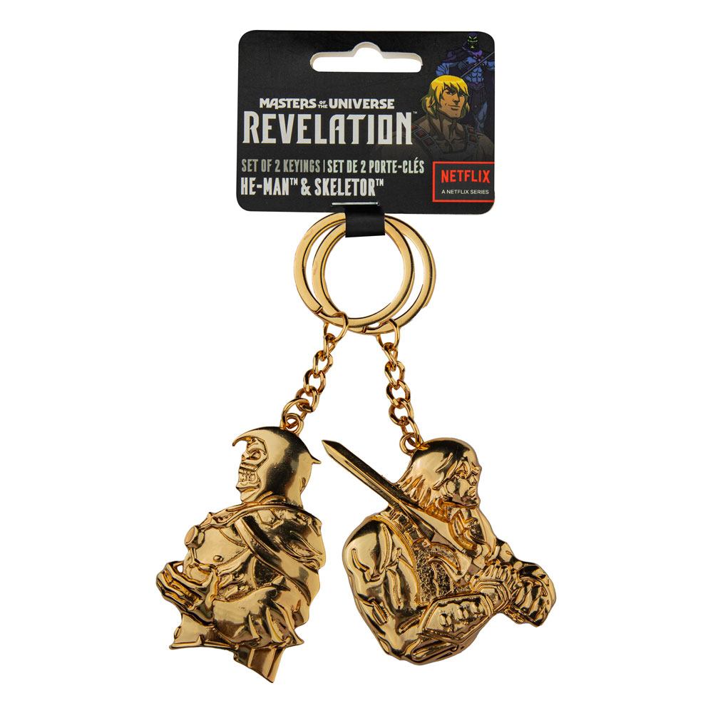 Masters of the Universe - Revelation: Metall Schlüsselanhänger 2er-Pack He Man & Skeletor Image 1