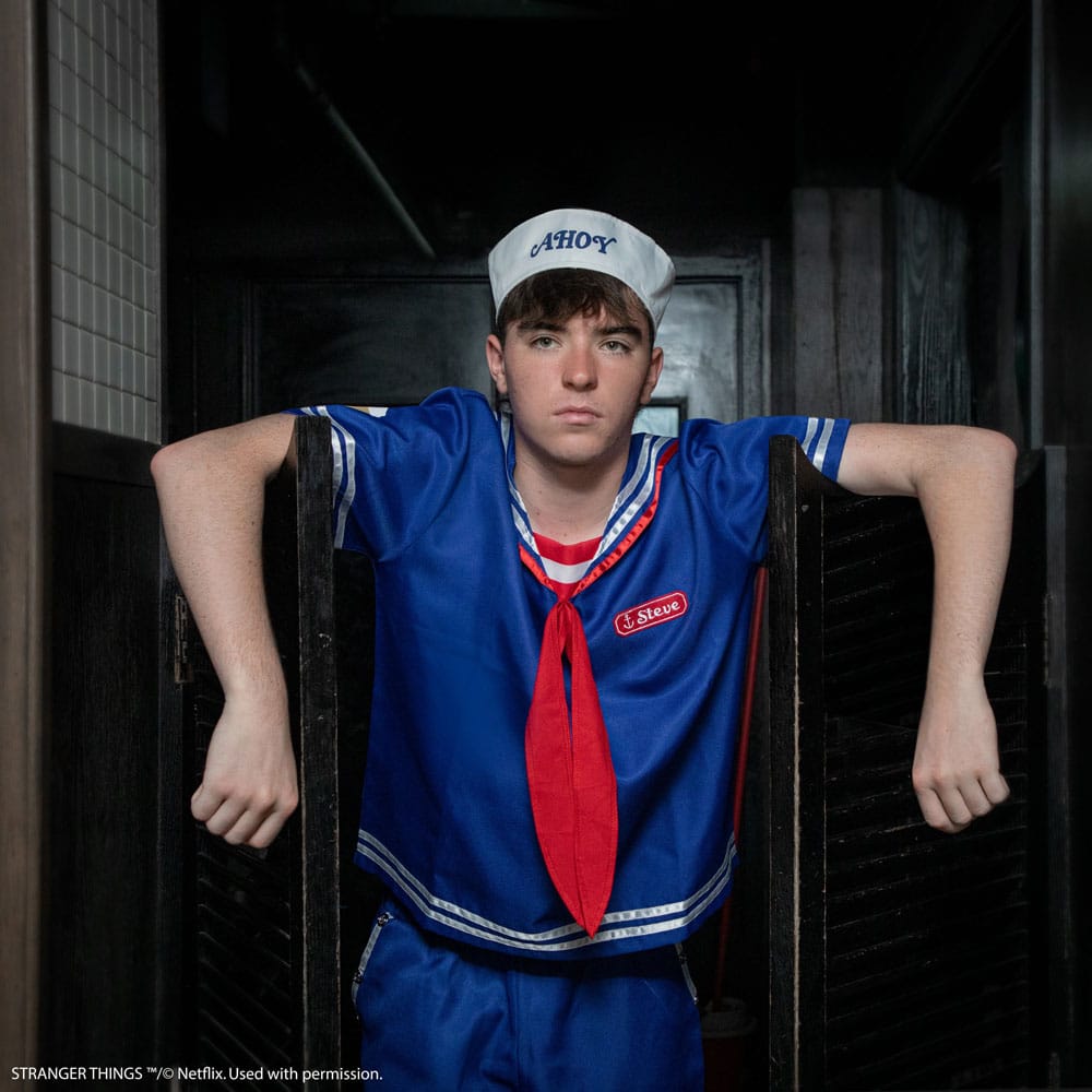 Stranger Things: Scoops Ahoy Steve Costume Größe S/M Image 2