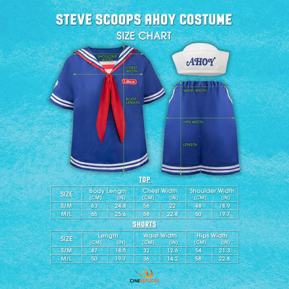 Stranger Things: Scoops Ahoy Steve Costume Größe S/M Image 3