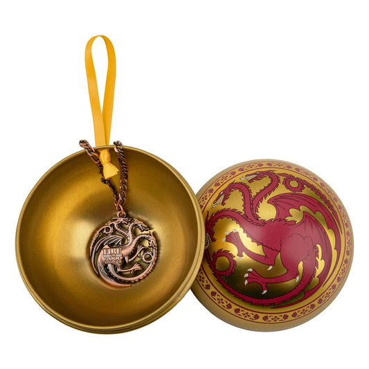 Game of Thrones Christbaumschmuck mit Halskette Targaryen Image 1
