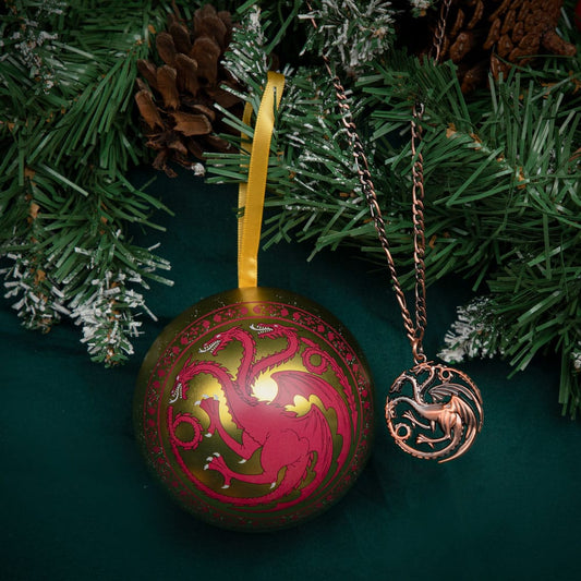Game of Thrones Christbaumschmuck mit Halskette Targaryen Image 2