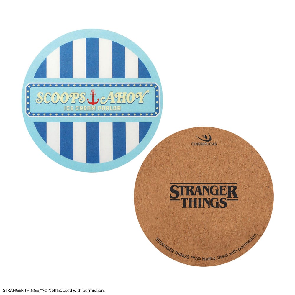 Stranger Things Untersetzer Scoops Ahoy 4er-Pack Image 4