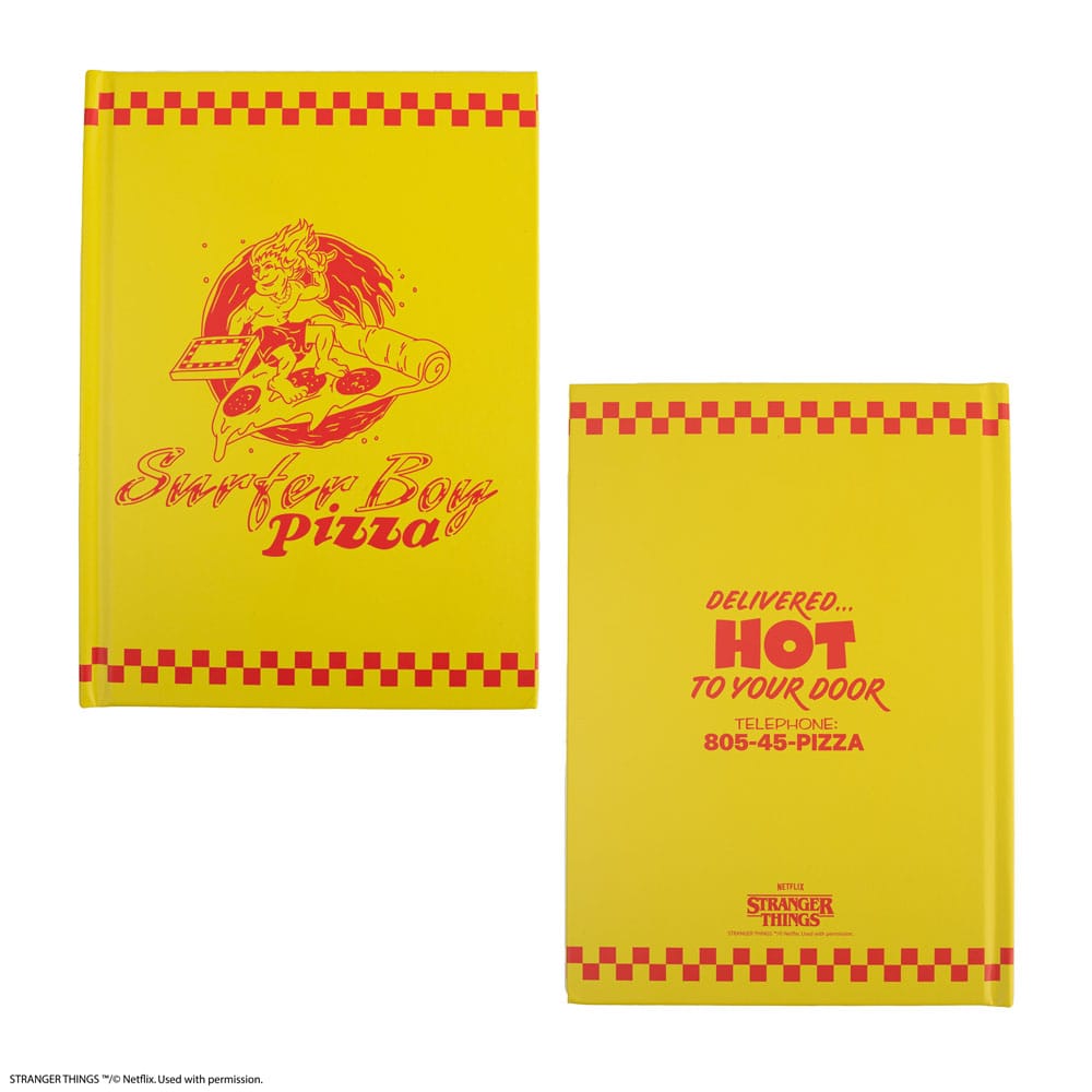Stranger Things Notizbuch Surfer Boy Pizza Hardcover Image 4