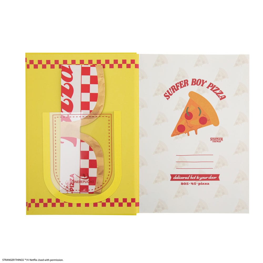 Stranger Things Notizbuch Surfer Boy Pizza Hardcover Image 6